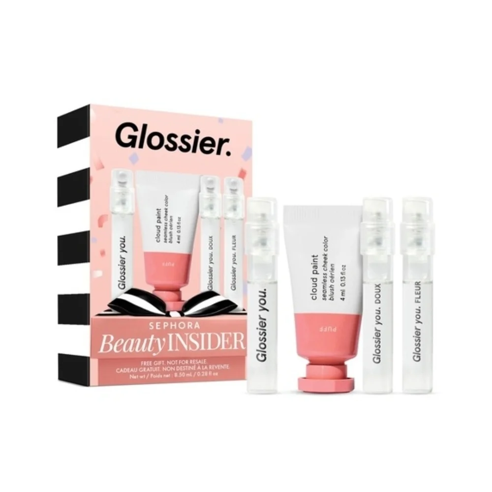 Sephora Celebrate You - Glossier Bundle Blush - Cloud Paint -PUFF